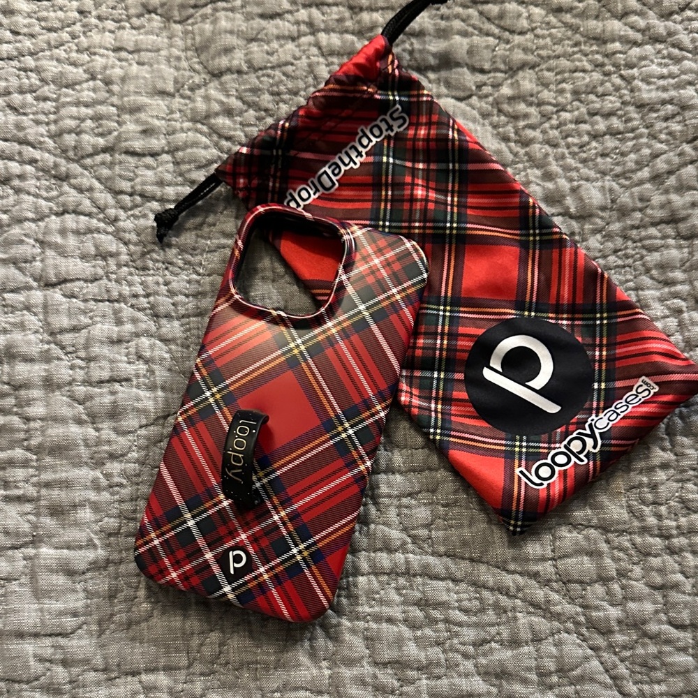 Loopy Case Red Plaid Phone Case